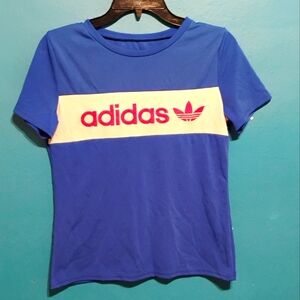 Adidas Blue T-Shirt with Logo